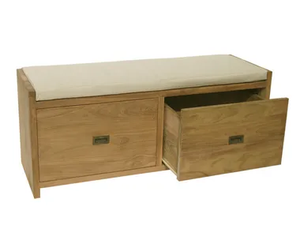 EMILY - Teak garden cabinet / garden bench _ Il Giardino di Legno